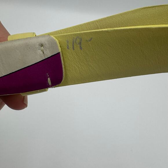 Emilio Pucci Patterned Leather Belt – Multicolor - Picture 8 of 14